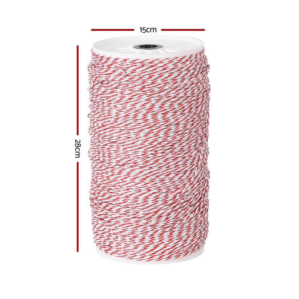 Giantz Electric Fence Poly Wire 1000M - Pet And Farm 