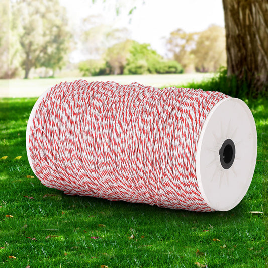 Giantz Electric Fence Poly Wire 1000M - Pet And Farm 