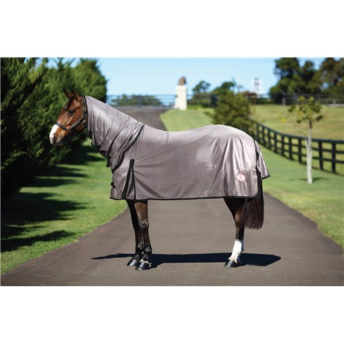 Fly Mesh Horse Rug Combo Grey - Pet And Farm