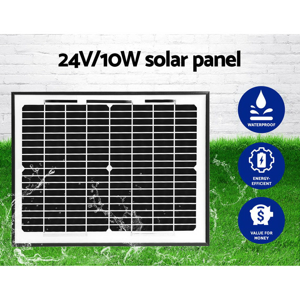 LockMaster Swing Gate Opener Auto 10W Solar Power Electric Remote Control 800KG - Pet And Farm 