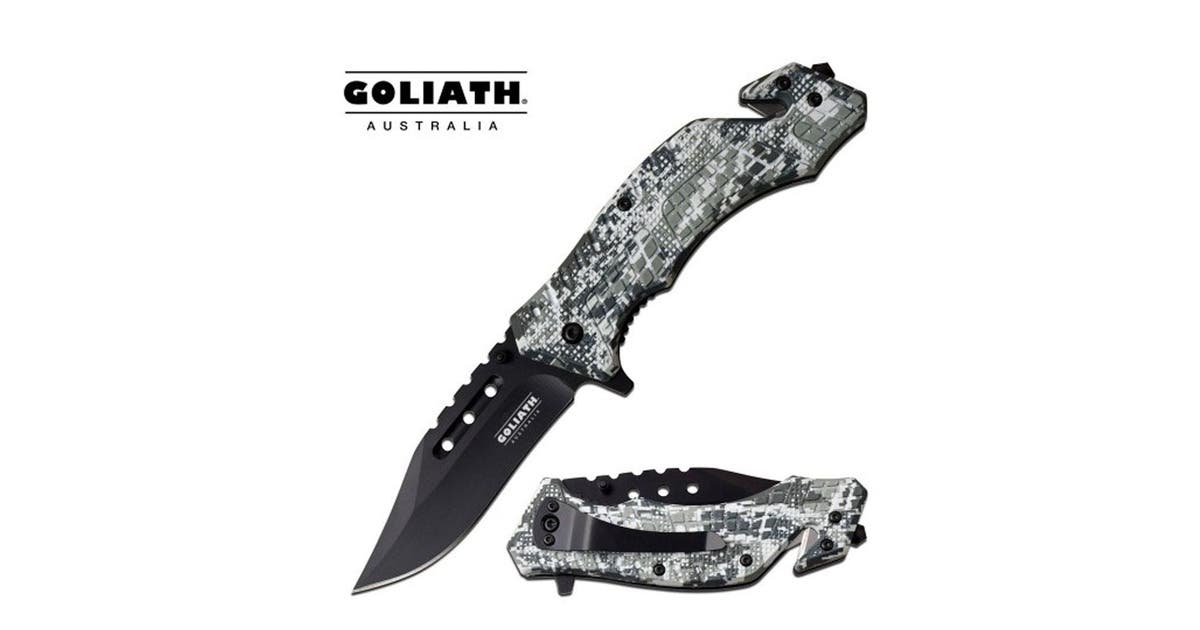 Goliath – Digital Camo Folding Knife - Pet And Farm 