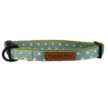 Sage Daisy Dog Collar - Pet And Farm 