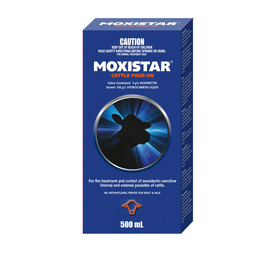 HRC Moxistar Cattle Pour On - Pet And Farm 