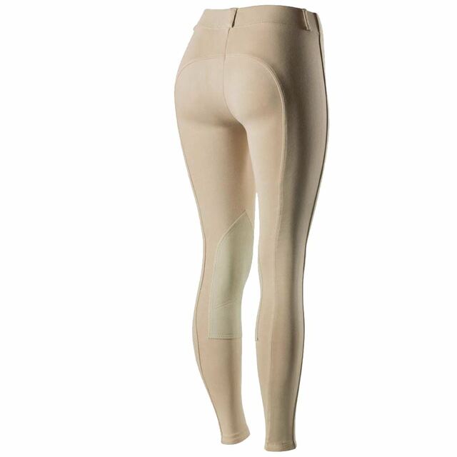 Horze Ella Ladies Pull-On Knee Patch Breeches - Pet And Farm 