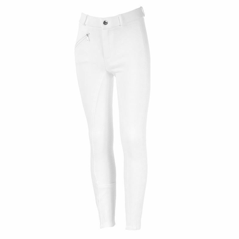 Horze Junior Active Silicone FS breeches - Pet And Farm 