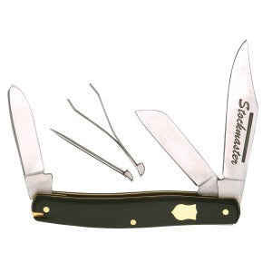 StockMaster Three Blade Pick and Tweezer Knife w Nylon Pouch