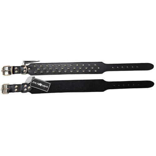 Leather Staffy Studded Collar - Pet And Farm 