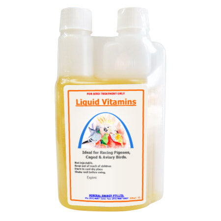 Mineral Energy Liquid Vitamins 1L For Birds - Pet And Farm 