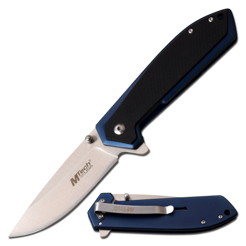 M-Tech USA Folding Knife – Black & Blue