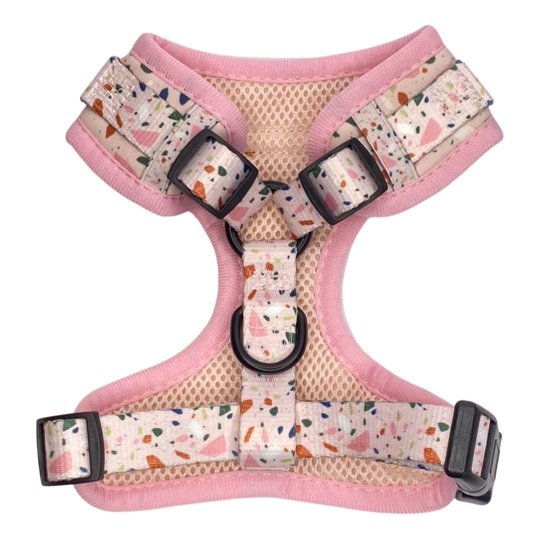 Pastel Terrazzo Dog Harness - Pet And Farm 