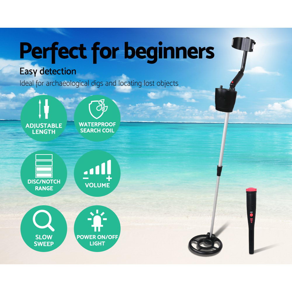 Metal Detector Pinpointer Deep Sensitive Searching Gold Digger Hunter Digger 180MM - Pet And Farm 