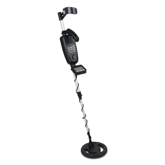 LCD Screen Metal Detector with Headphones - Black - Pet And Farm