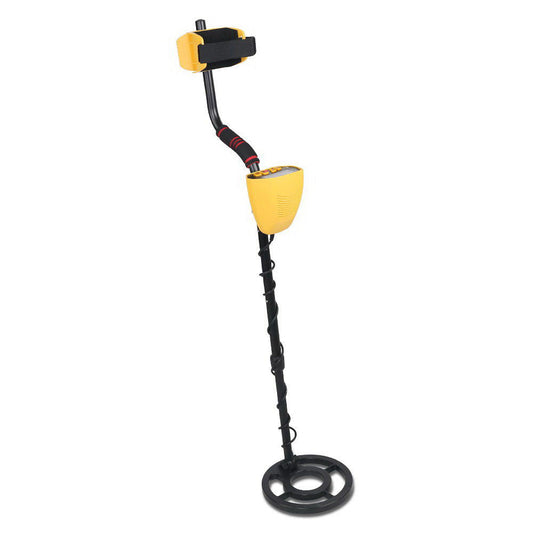 LCD Screen Metal Detector with Headphones - Yellow - Pet And Farm 