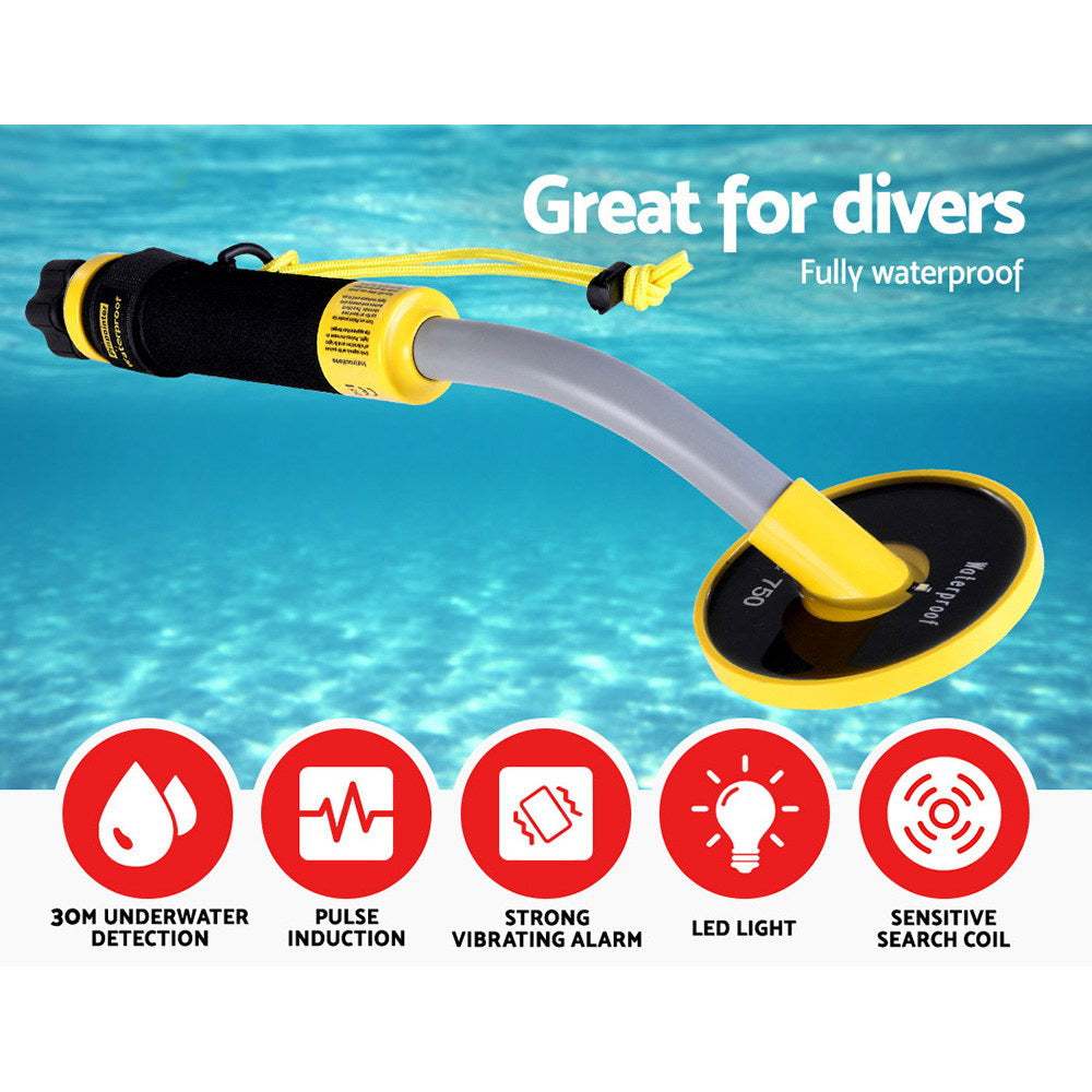 Waterproof Metal Detector 30M Underwater Pinpointer Gold Hunter Deep Sensitive Digger Treasure - Pet And Farm 