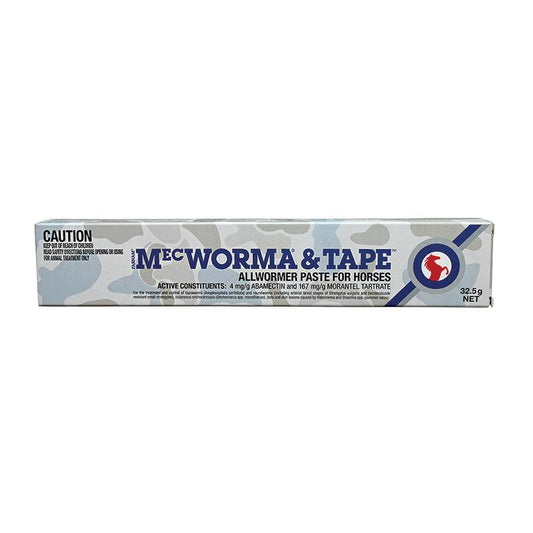 MecWorma & Tape Allwormer Paste for Horses 32.5g - Pet And Farm