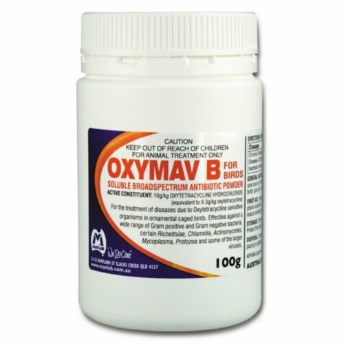 Mavlab Oxymav B Bird Powder 100gm - Pet And Farm