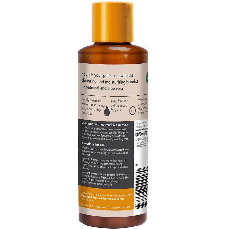 Oakwood Pet Shampoo with Oatmeal & Aloe Vera - Pet And Farm 