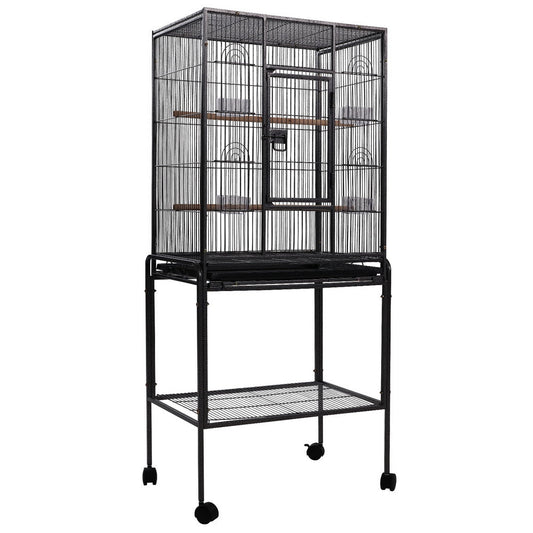 i.Pet Bird Cage Pet Cages Aviary 144CM Large Travel Stand Budgie Parrot Toys - Pet And Farm