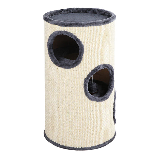 i.Pet Cat Tree 70cm Trees Scratching Post Scratcher Tower Condo House Furniture Wood - Pet And Farm