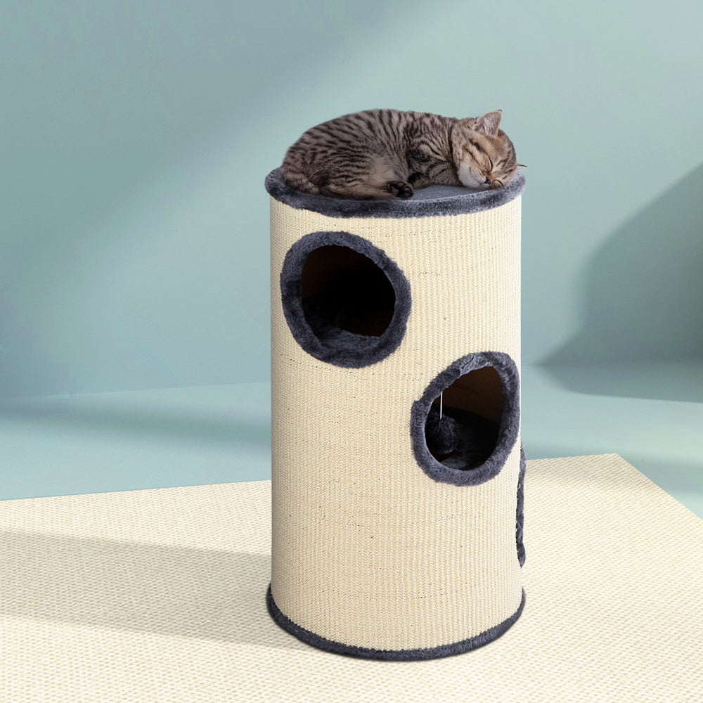 i.Pet Cat Tree 70cm Scratching Post Tower Scratcher Trees Wood Condo House Toys - Pet And Farm 