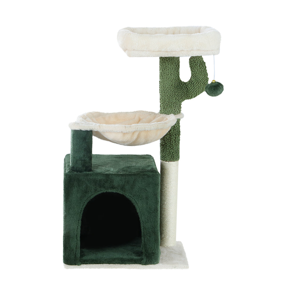 i.Pet Cat Tree Tower Scratching Post Scratcher Wood Condo Bed Toys House 78cm - Pet And Farm 