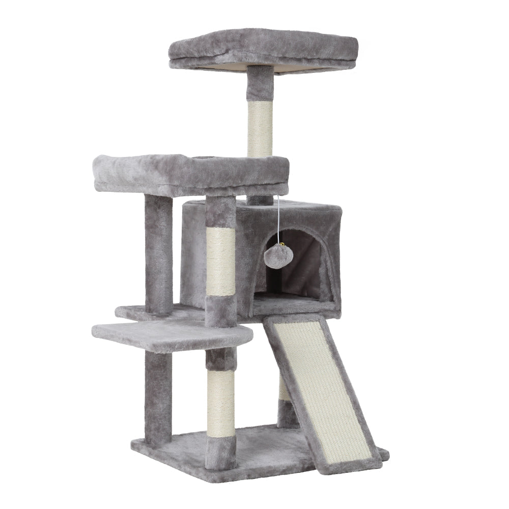 i.Pet Cat Tree Tower Scratching Post Scratcher Wood Condo House Bed Trees 103cm - Pet And Farm 