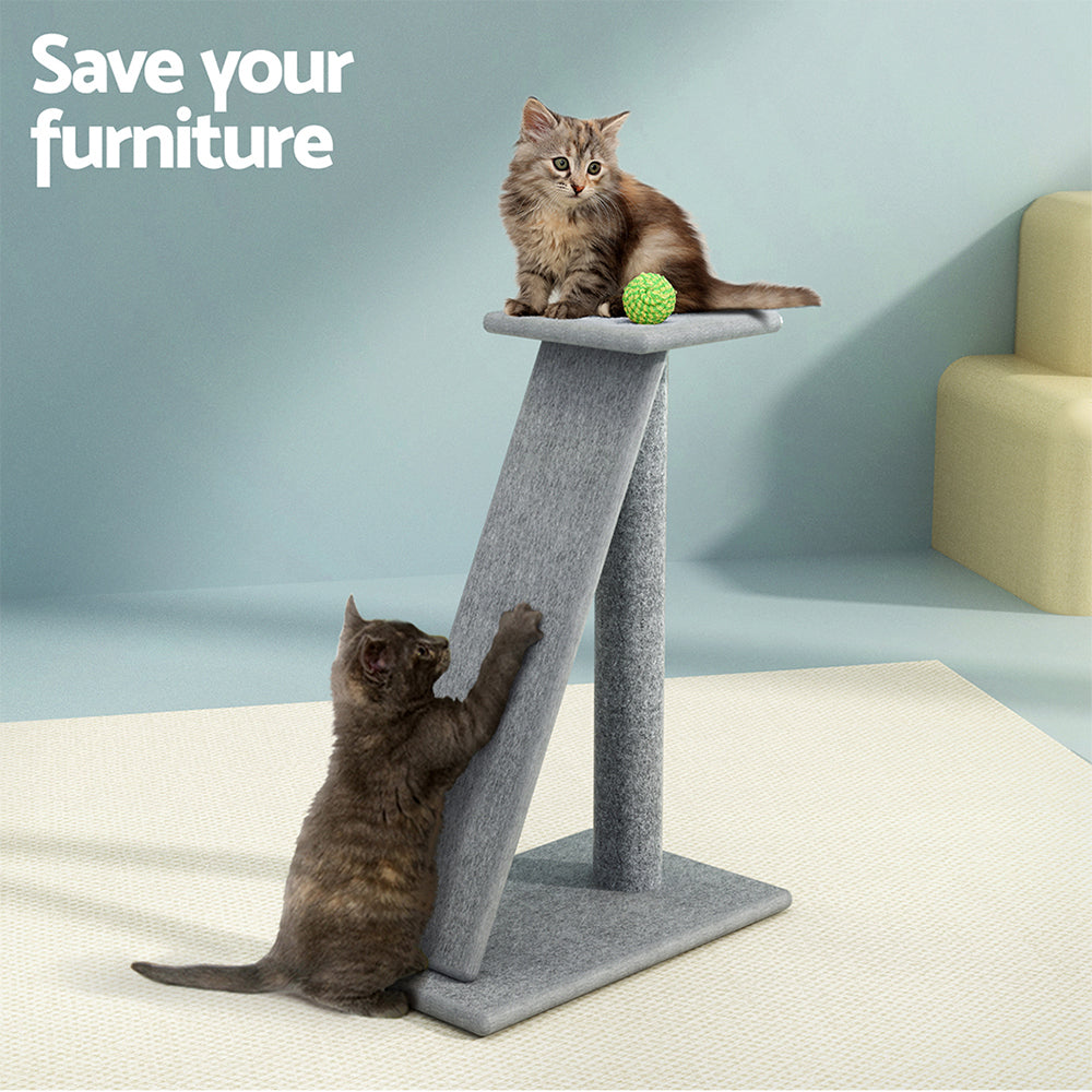 i.Pet Cat Tree 82cm Scratching Post Tower Scratcher Condo Trees Climb House - Pet And Farm 