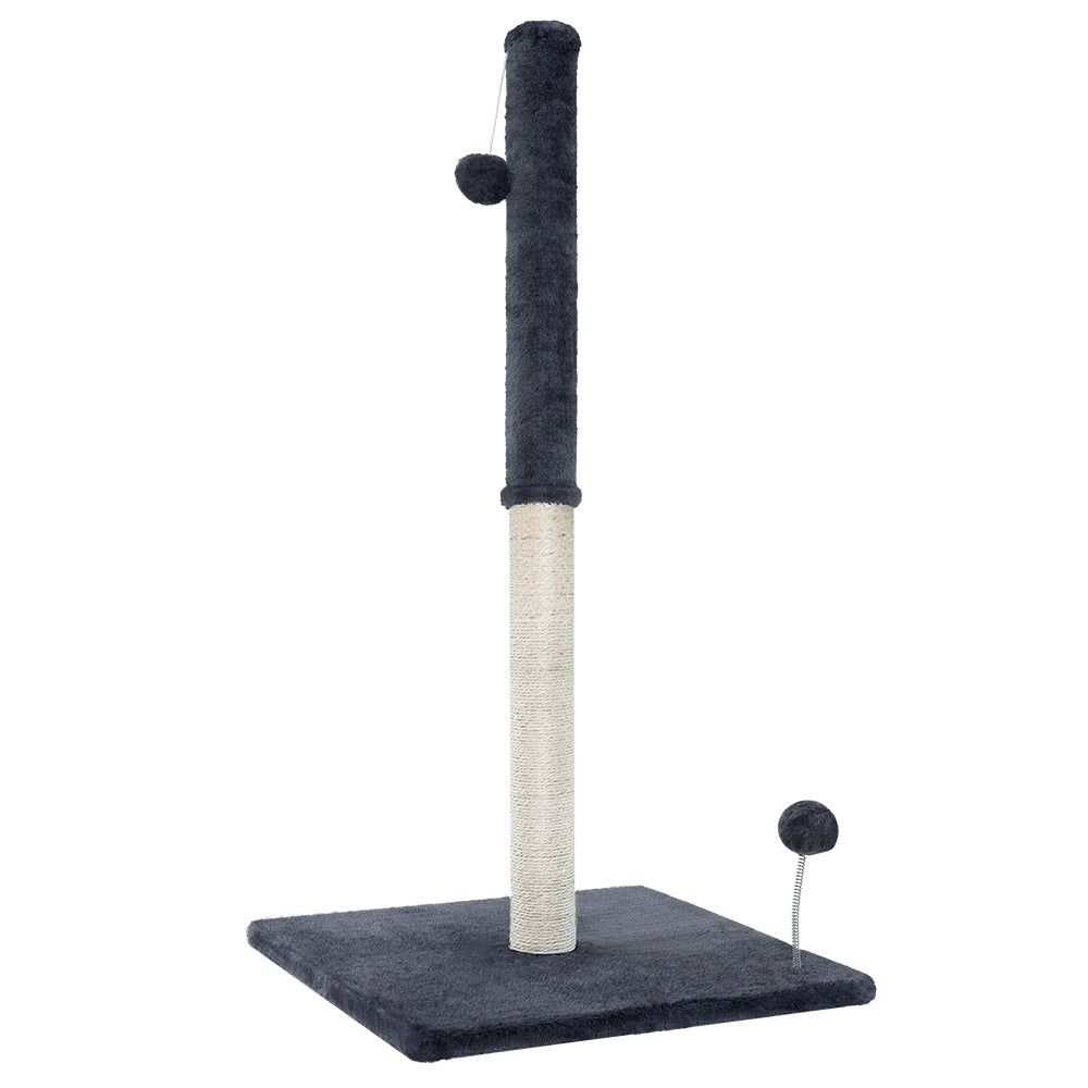 i.Pet Cat Tree 105cm Scratching Post Scratcher Tower Condo House Hanging toys Grey - Pet And Farm 