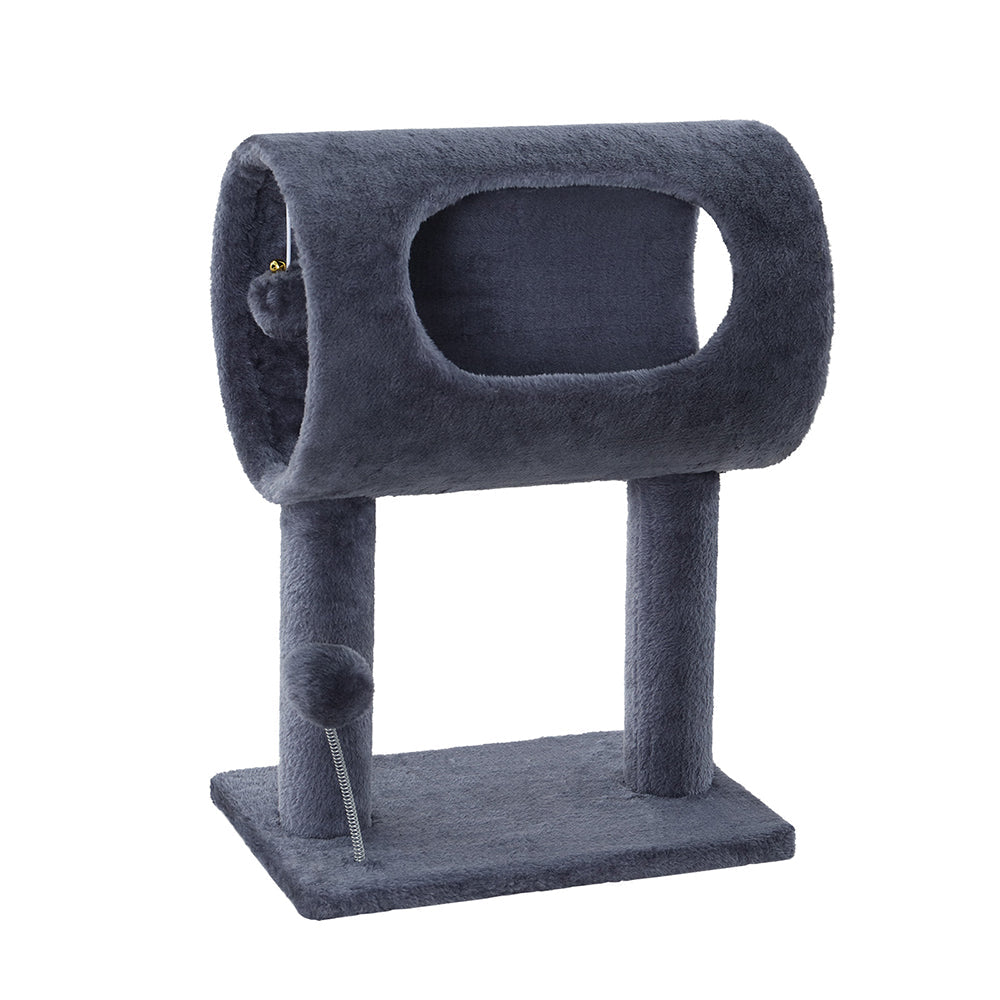 i.Pet Cat Tree 53cm Scratching Post Tower Scratcher Wood Condo House Trees Grey - Pet And Farm 