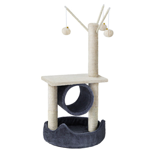 i.Pet Cat Tree 76cm Scratching Post Tower Scratcher Condo House Hanging toys - Pet And Farm 