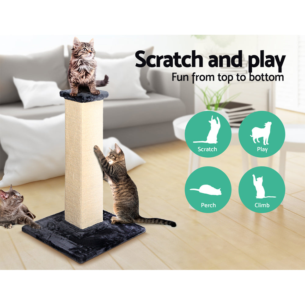 i.Pet Cat Tree Trees Scratching Post 92cm Sisal Scratcher Tower Condo House Tall - Pet And Farm 