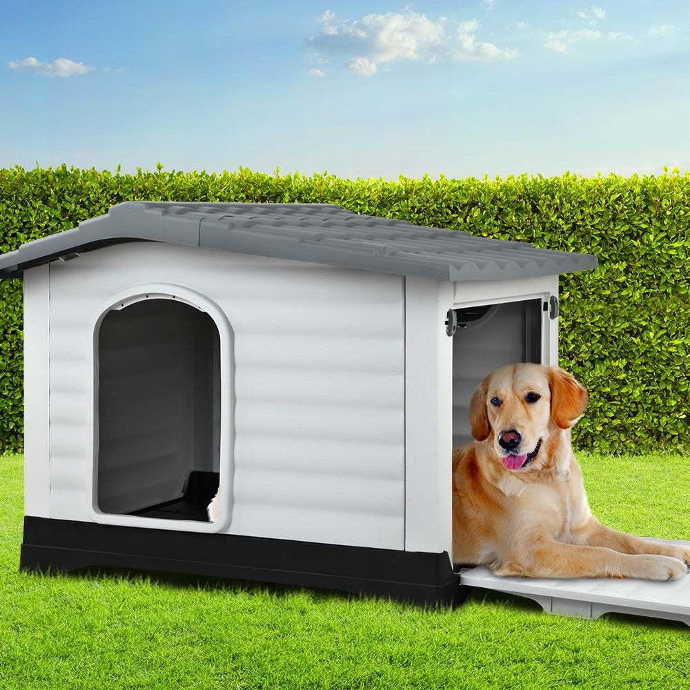 i.Pet Extra Extra Large Pet Kennel - Grey - Pet And Farm 