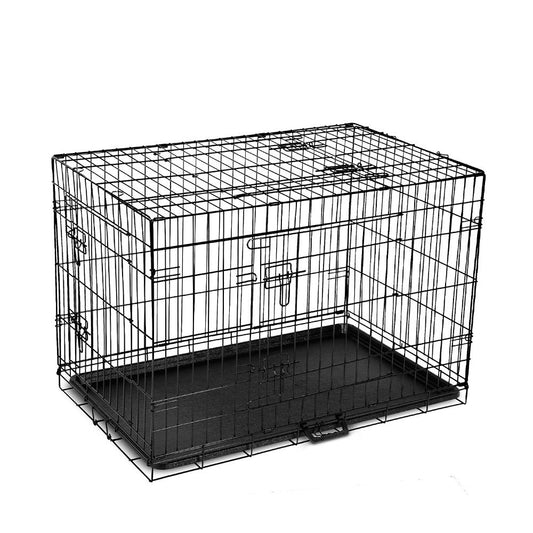 i.Pet 36" Dog Cage Crate Kennel 3 Doors - Pet And Farm 