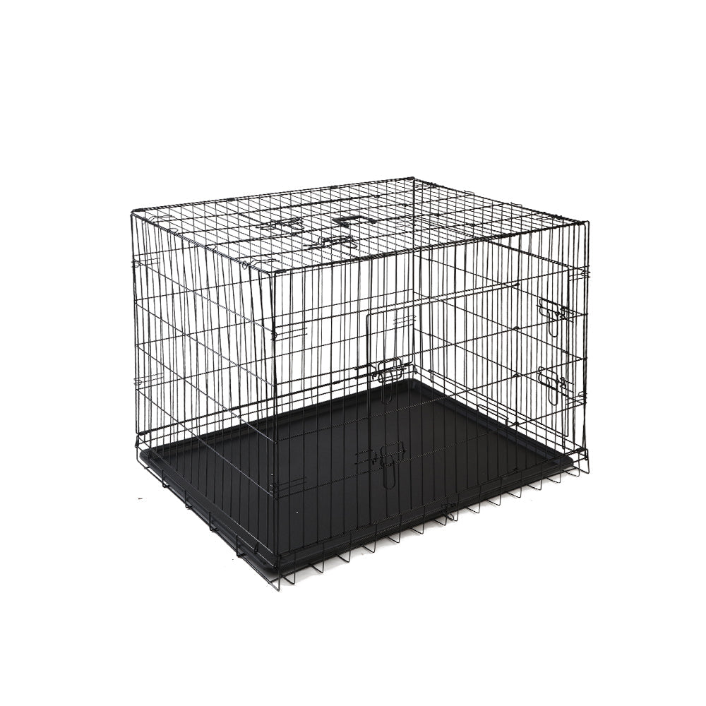 i.Pet 48inch Pet Cage - Black - Pet And Farm 