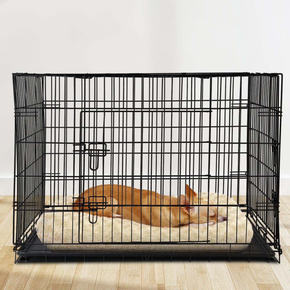 i.Pet 48inch Pet Cage - Black - Pet And Farm 