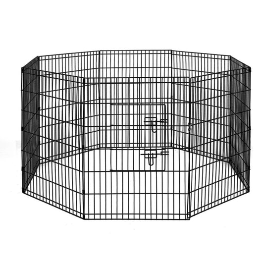 i.Pet 36" 8 Panel Pet Dog Playpen Puppy Exercise Cage Enclosure Play Pen Fence - Pet And Farm 