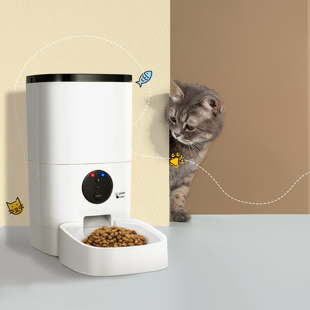 i.Pet Automatic Pet Feeder 6L Auto Wifi Dog Cat Feeder Smart Food App Control - Pet And Farm 