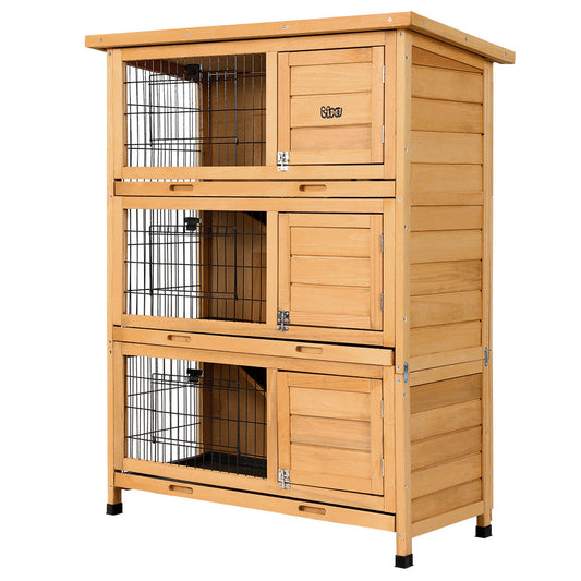 i.Pet Rabbit Hutch Hutches Guinea Pig Ferret - Pet And Farm 