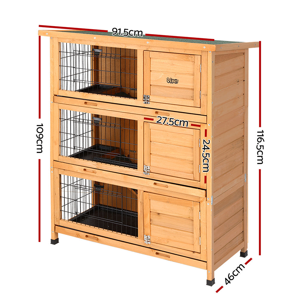 i.Pet Rabbit Hutch Hutches Guinea Pig Ferret - Pet And Farm 