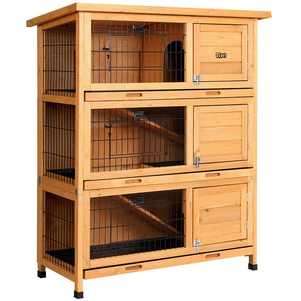 i.Pet Rabbit Hutch Hutches Guinea Pig Ferret - Pet And Farm 