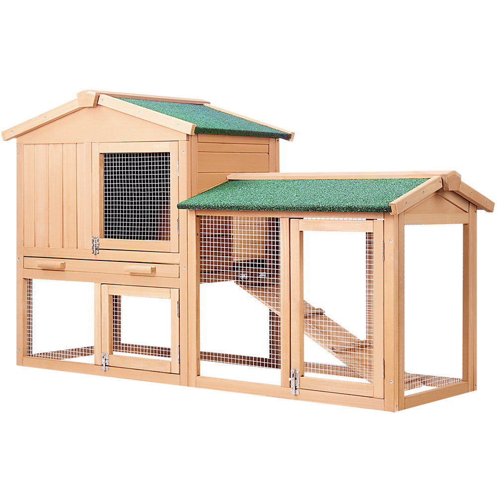 i.Pet 138cm Wide Wooden Pet Coop - Pet And Farm 