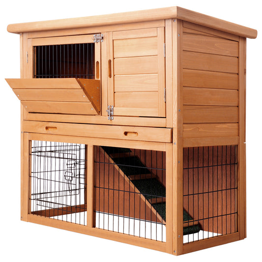 i.Pet 86cm Tall Wooden Pet Coop - Pet And Farm 