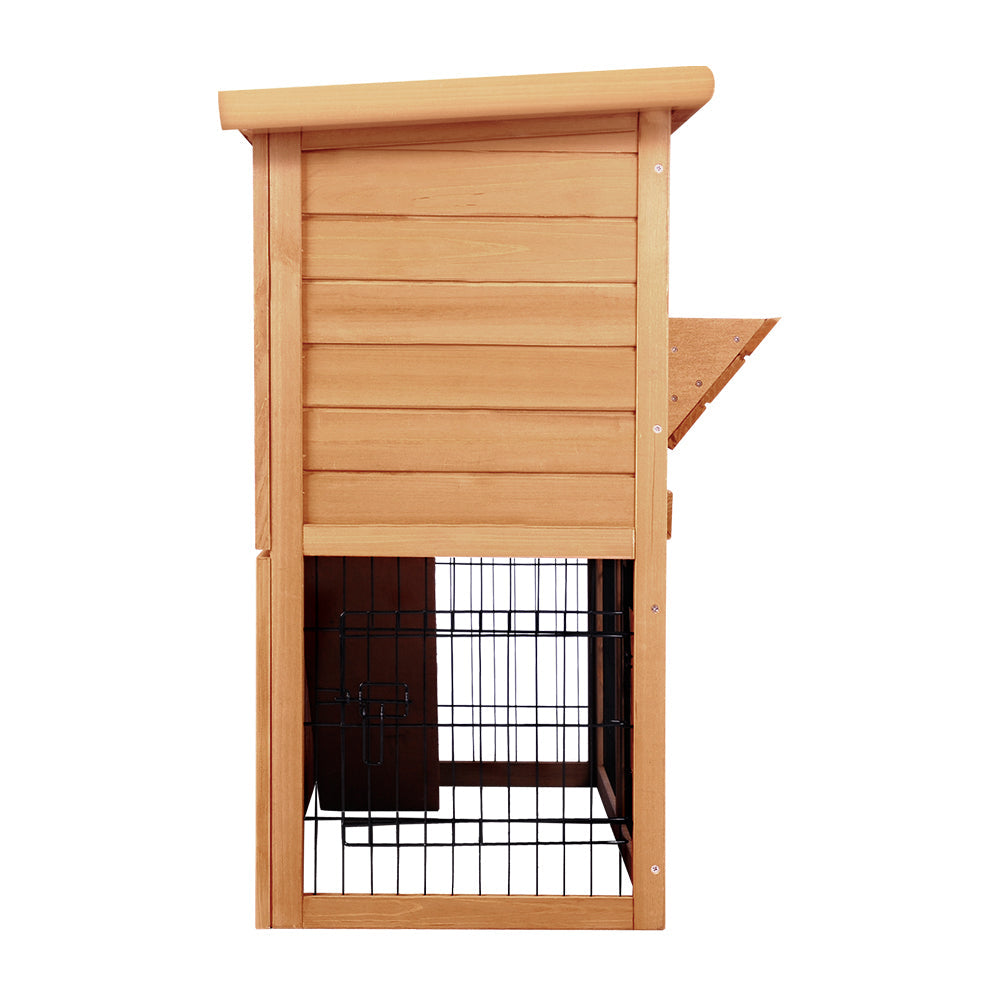 i.Pet 86cm Tall Wooden Pet Coop - Pet And Farm 