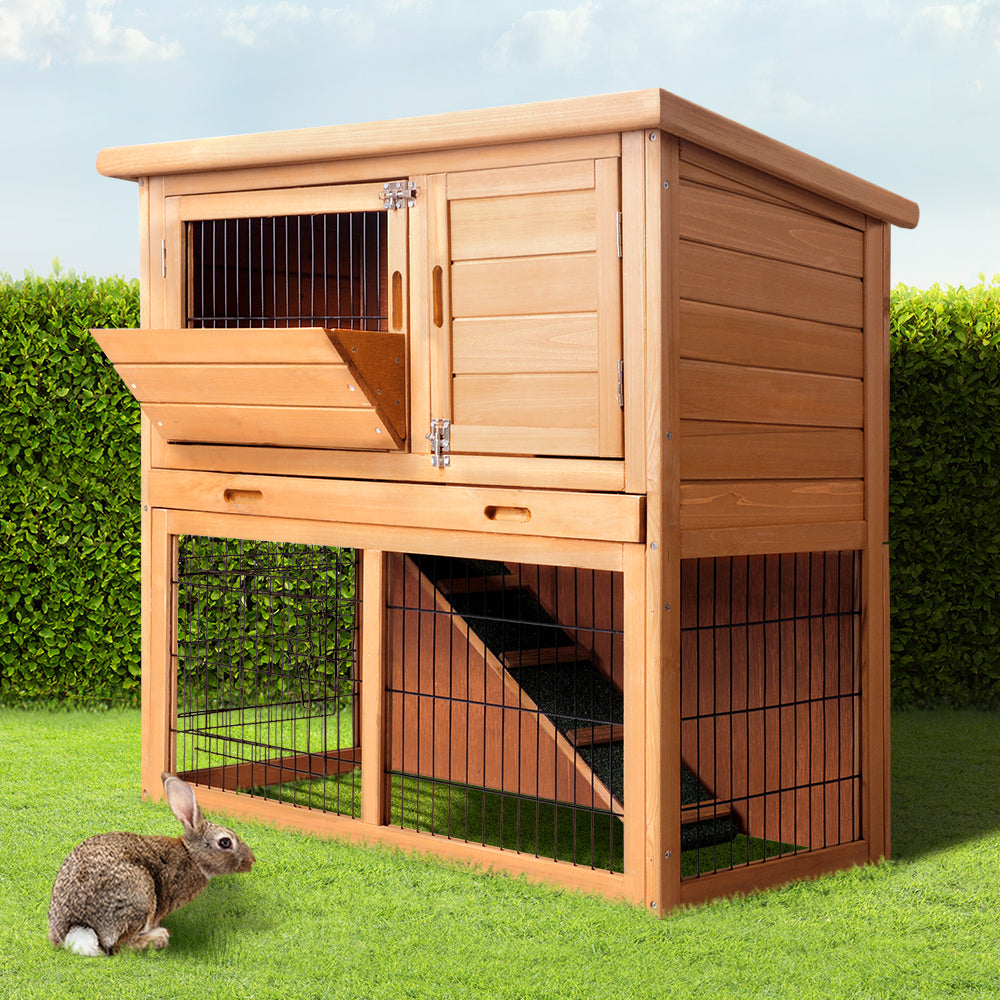 i.Pet 86cm Tall Wooden Pet Coop - Pet And Farm 