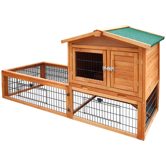 i.Pet 155cm Tall Wooden Pet Coop - Pet And Farm