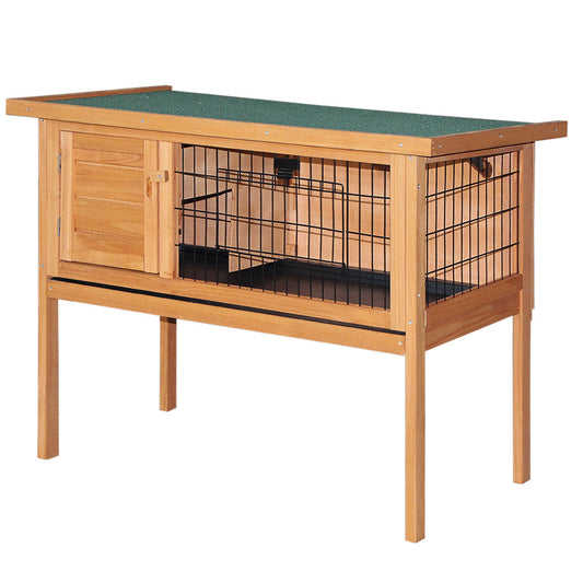 i.Pet 70cm Tall Wooden Pet Coop with Slide out Tray - Pet And Farm