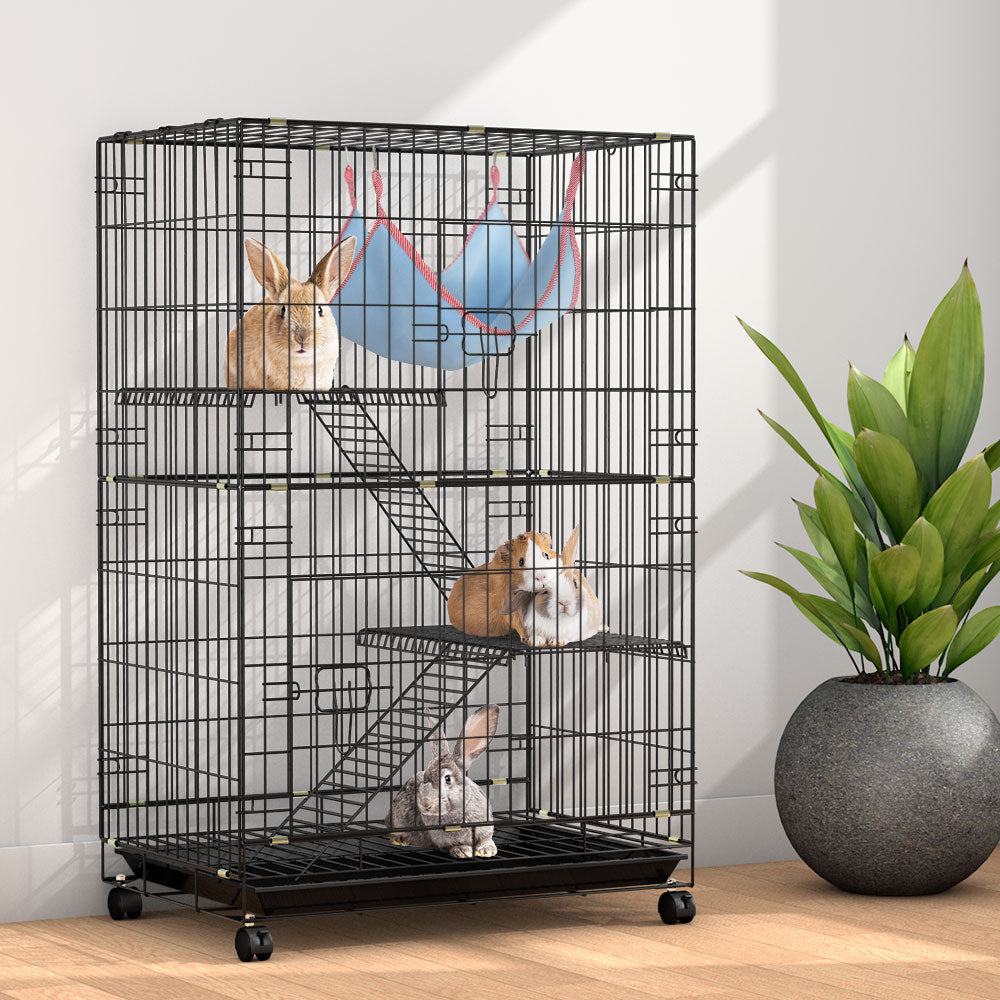 i.Pet Rabbit Cage Indoor Hutch Guinea Pig Bunny Ferret Hamster Pet Cage Outdoor - Pet And Farm 