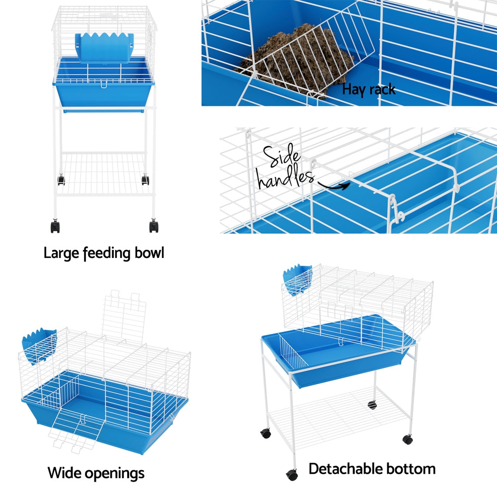 i.Pet Rabbit Cage 88cm Indoor Guinea Pig - Pet And Farm 