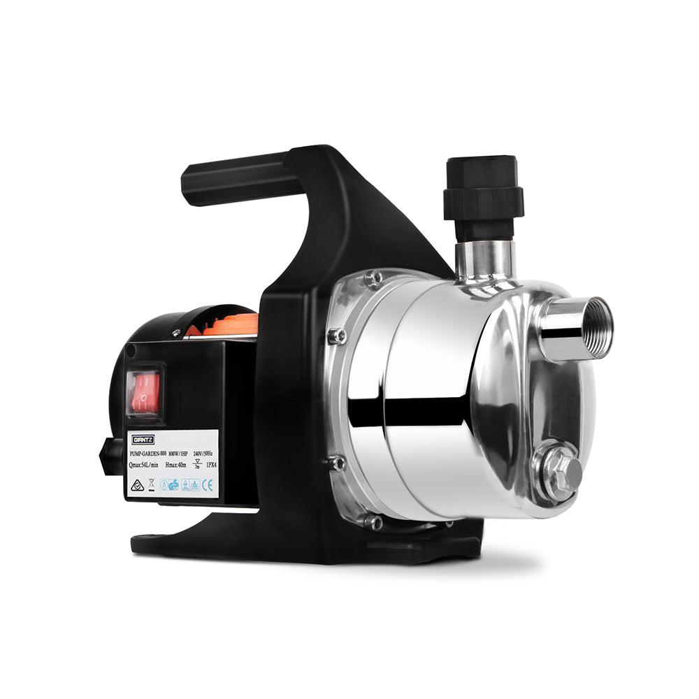 Giantz Garden Water Pump High Pressure 800W Tank Rain Farm Irrigation House - Pet And Farm 