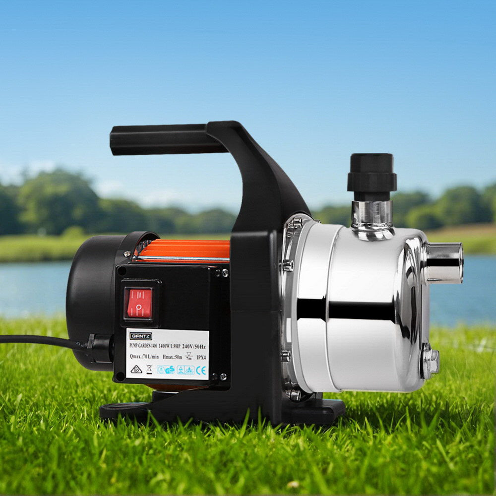 Giantz Garden Water Pump High Pressure 800W Tank Rain Farm Irrigation House - Pet And Farm 